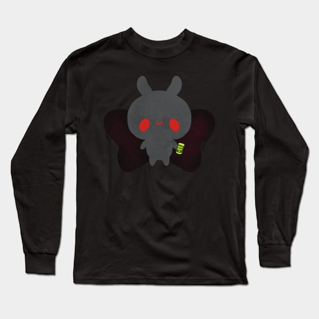 Kawaii Mothman Long Sleeve T-Shirt by TurboErin